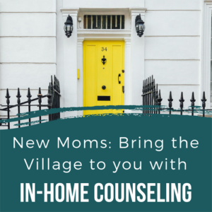 New Moms: Bring the Village to you with In-Home Counseling